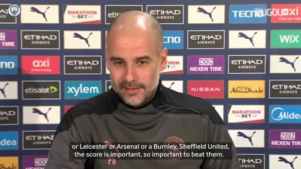 Guardiola: We go to Anfield to try and win